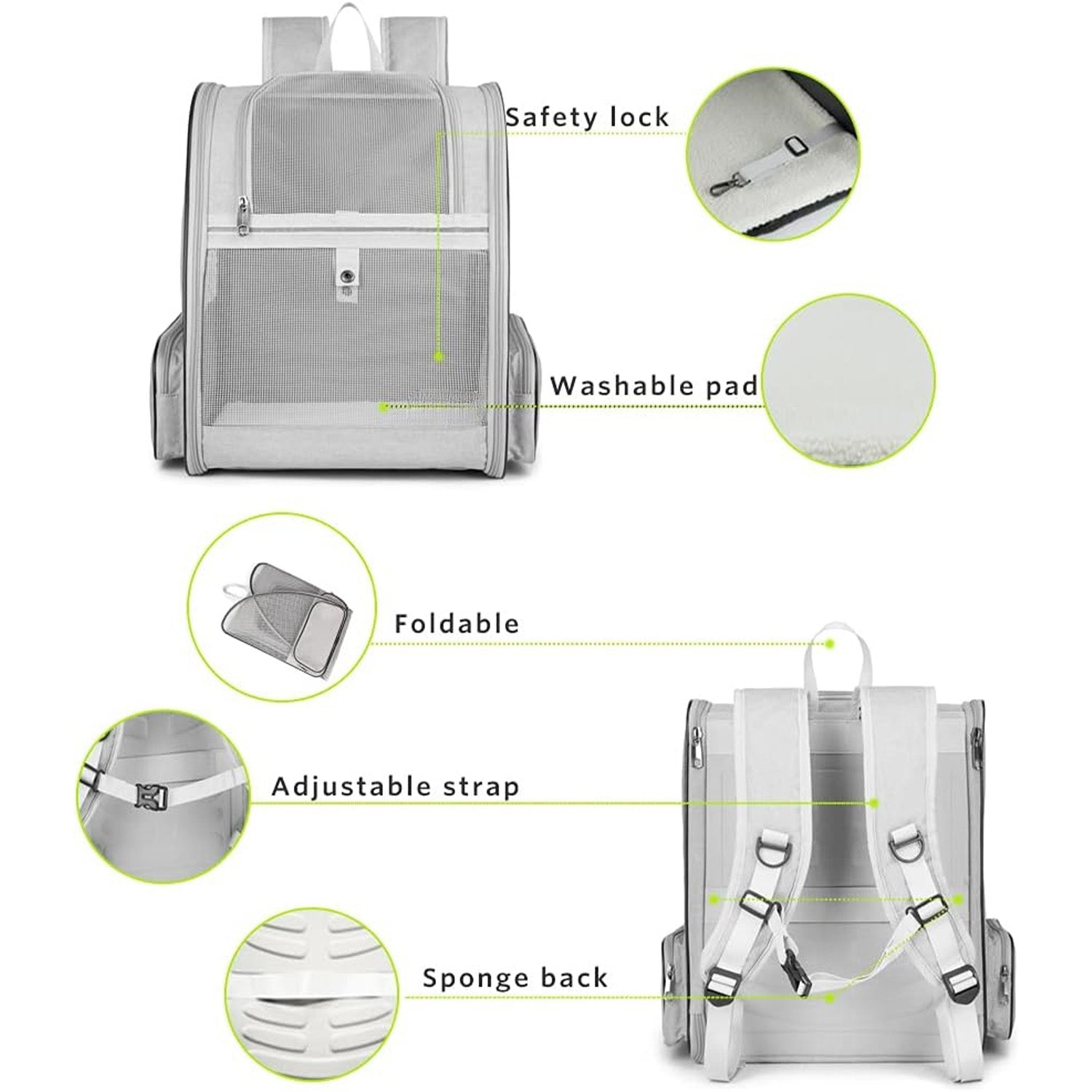 🔥 **#1 Bubble Pet Backpack!** Traveler-Designed Carrier⚡360° Airflow Windows🐾Comfy for Cats/Dogs【TikTok's Pet Travel Obsession】