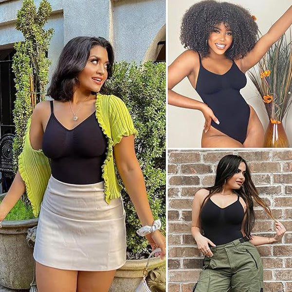 🎀💃 Seamless Tummy Control Bodysuit | Instant Snatched Waist & Full Body Sculpting | Breathable Invisible Shapewear for Dresses & Everyday 🌟 #BodyConfidence #ShapewearGoals