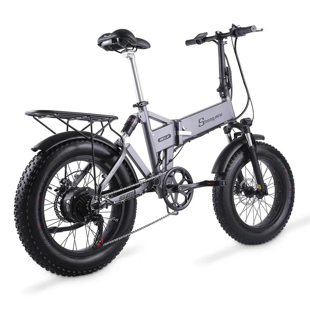 💥 1000W Peak Electric Bike for Adults | 25MPH & 38-Mile Range⚡614WH Removable Battery🏍️20x4