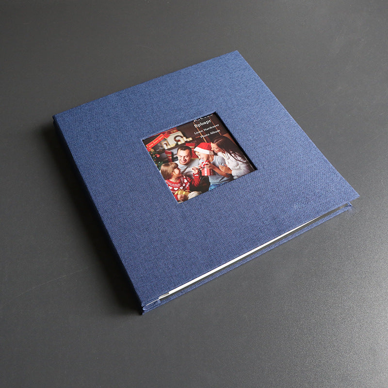 📸🔥 Linen Self-Adhesive Scrapbook 16