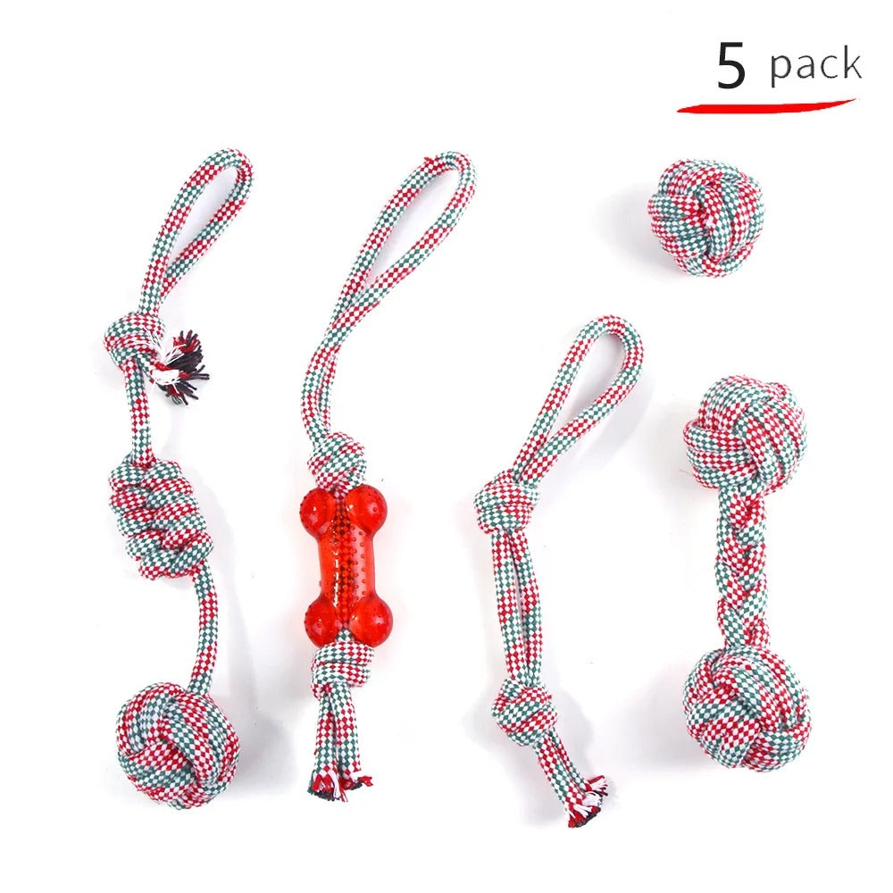 🔥 Indestructible Dog Rope Toys! Heavy-Duty Cotton Ropes⚡For Aggressive Chewers💪【Ultimate Chew Proof】