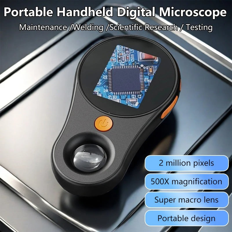 🔬 500X Kids Science Microscope with 2