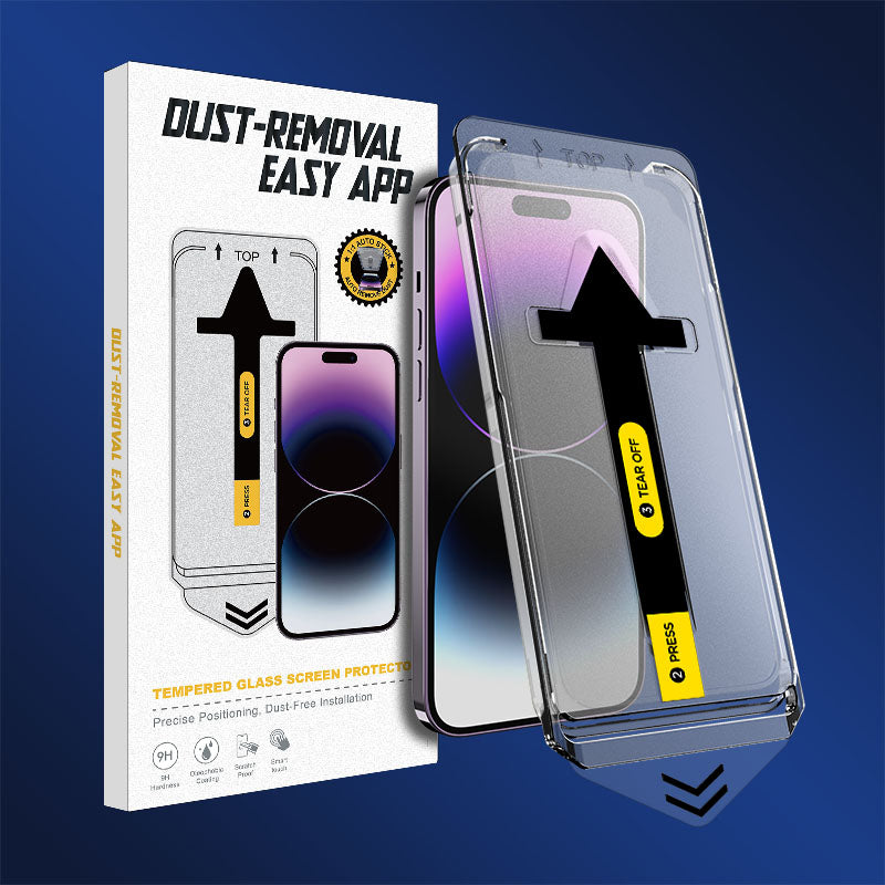 3-Pack iPhone 15 Pro Max Screen Protectors ✨ Auto-Dust Removal & Bubble-Free 💥 Dynamic Island Fit + HD Clarity 🌟 1-Tap Foolproof Install 🔥 #iPhoneHacks #TikTokMadeMeBuyIt