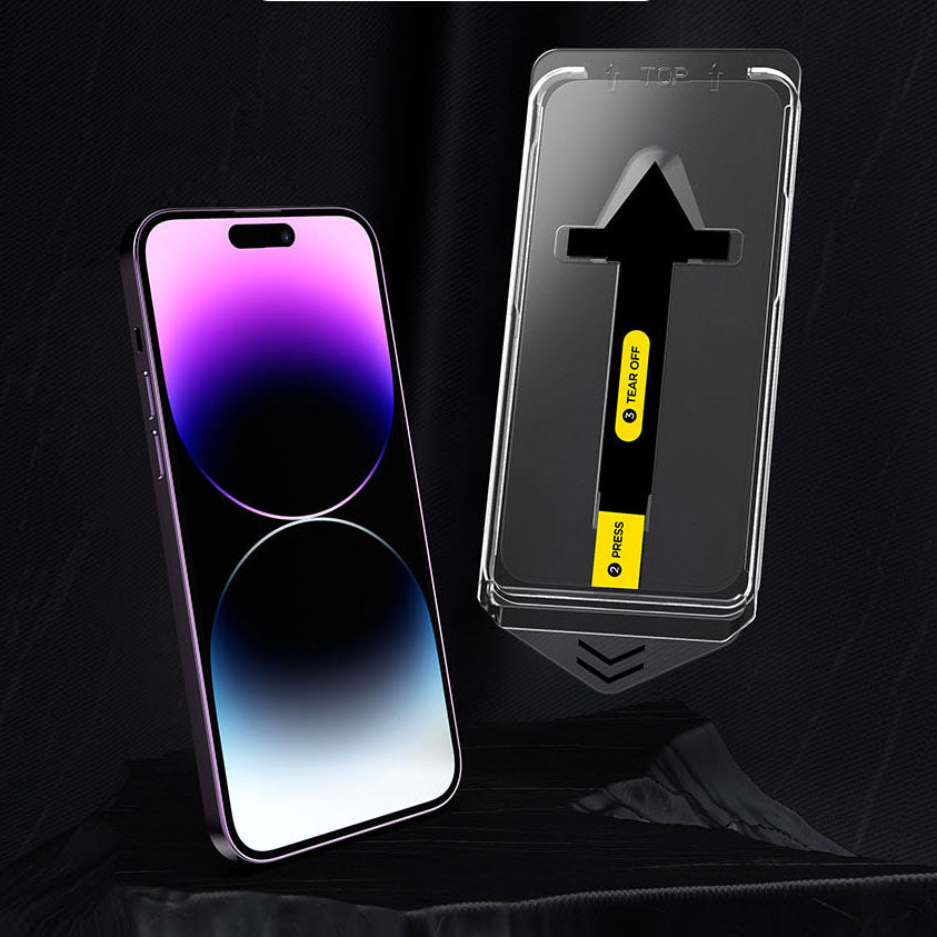 3-Pack iPhone 15 Pro Max Screen Protectors ✨ Auto-Dust Removal & Bubble-Free 💥 Dynamic Island Fit + HD Clarity 🌟 1-Tap Foolproof Install 🔥 #iPhoneHacks #TikTokMadeMeBuyIt