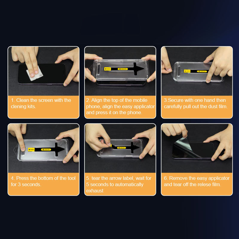 3-Pack iPhone 15 Pro Max Screen Protectors ✨ Auto-Dust Removal & Bubble-Free 💥 Dynamic Island Fit + HD Clarity 🌟 1-Tap Foolproof Install 🔥 #iPhoneHacks #TikTokMadeMeBuyIt