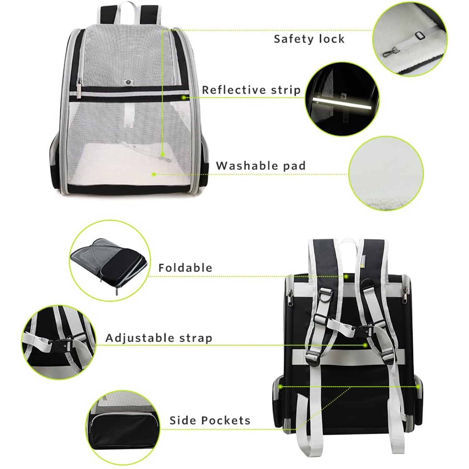 🔥 **#1 Bubble Pet Backpack!** Traveler-Designed Carrier⚡360° Airflow Windows🐾Comfy for Cats/Dogs【TikTok's Pet Travel Obsession】
