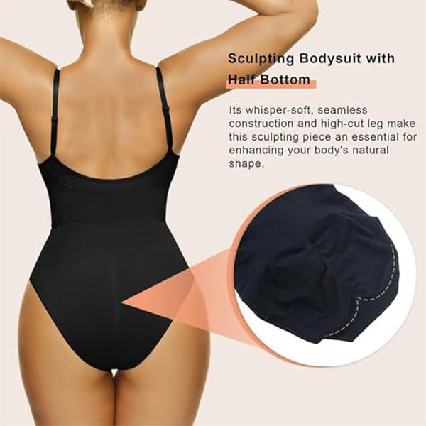 🎀💃 Seamless Tummy Control Bodysuit | Instant Snatched Waist & Full Body Sculpting | Breathable Invisible Shapewear for Dresses & Everyday 🌟 #BodyConfidence #ShapewearGoals