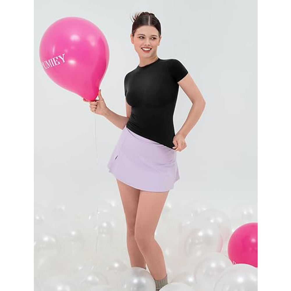 👚✨ Women's Double-Lined Slim Fit T-Shirt | Crew Neck Short Sleeve Top for Everyday Basics | Smoke Cloud Pro Collection ☁️ #WardrobeEssentials #OOTDInspo