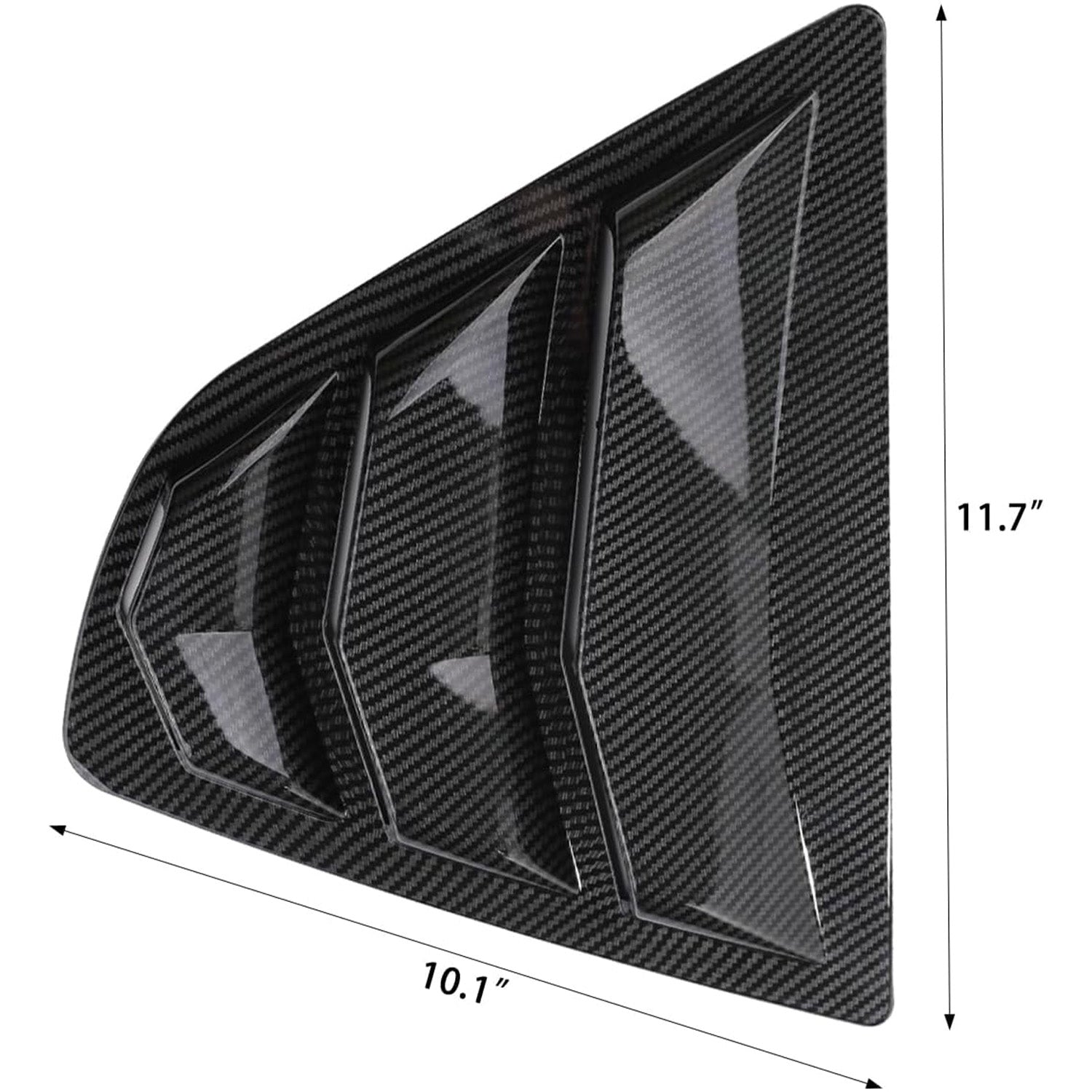 🔥🚗 Rear Window Louvers for Toyota Camry 2018-2024 | 2PC Sporty Set⚡ABS Air Vent Covers⚡【Side Scoop Kit】Exterior Trim Blinds & Shades - No-Drill 5-Min Install