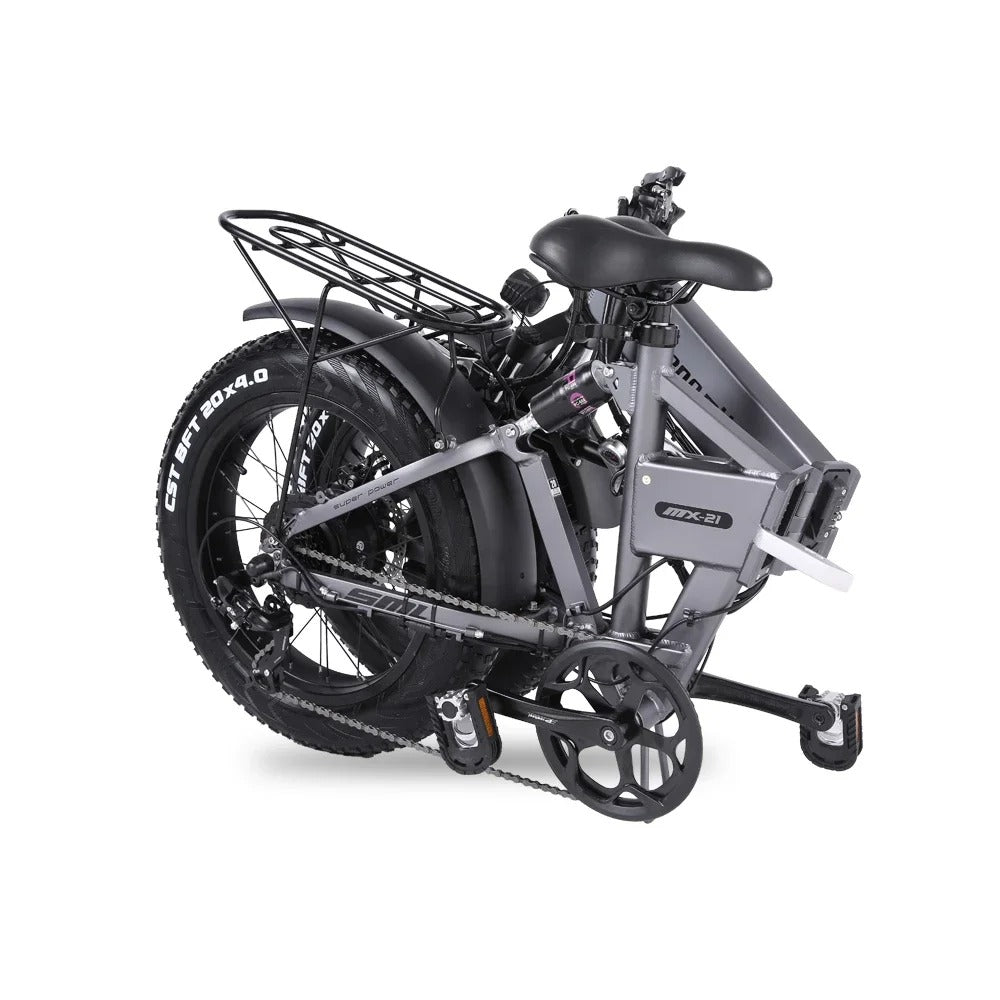 💥 1000W Peak Electric Bike for Adults | 25MPH & 38-Mile Range⚡614WH Removable Battery🏍️20x4