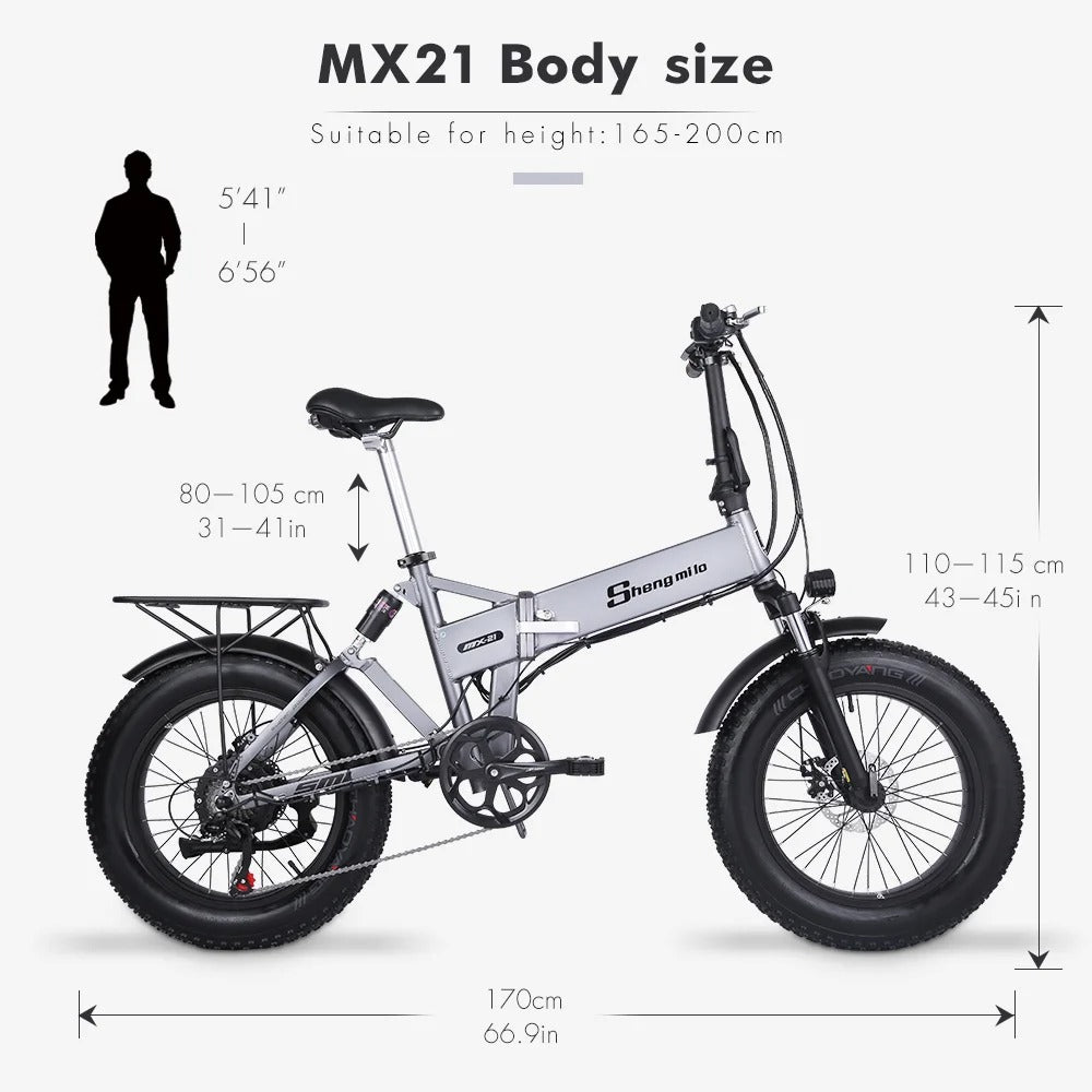💥 1000W Peak Electric Bike for Adults | 25MPH & 38-Mile Range⚡614WH Removable Battery🏍️20x4