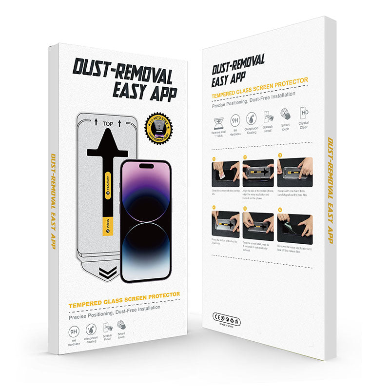 3-Pack iPhone 15 Pro Max Screen Protectors ✨ Auto-Dust Removal & Bubble-Free 💥 Dynamic Island Fit + HD Clarity 🌟 1-Tap Foolproof Install 🔥 #iPhoneHacks #TikTokMadeMeBuyIt