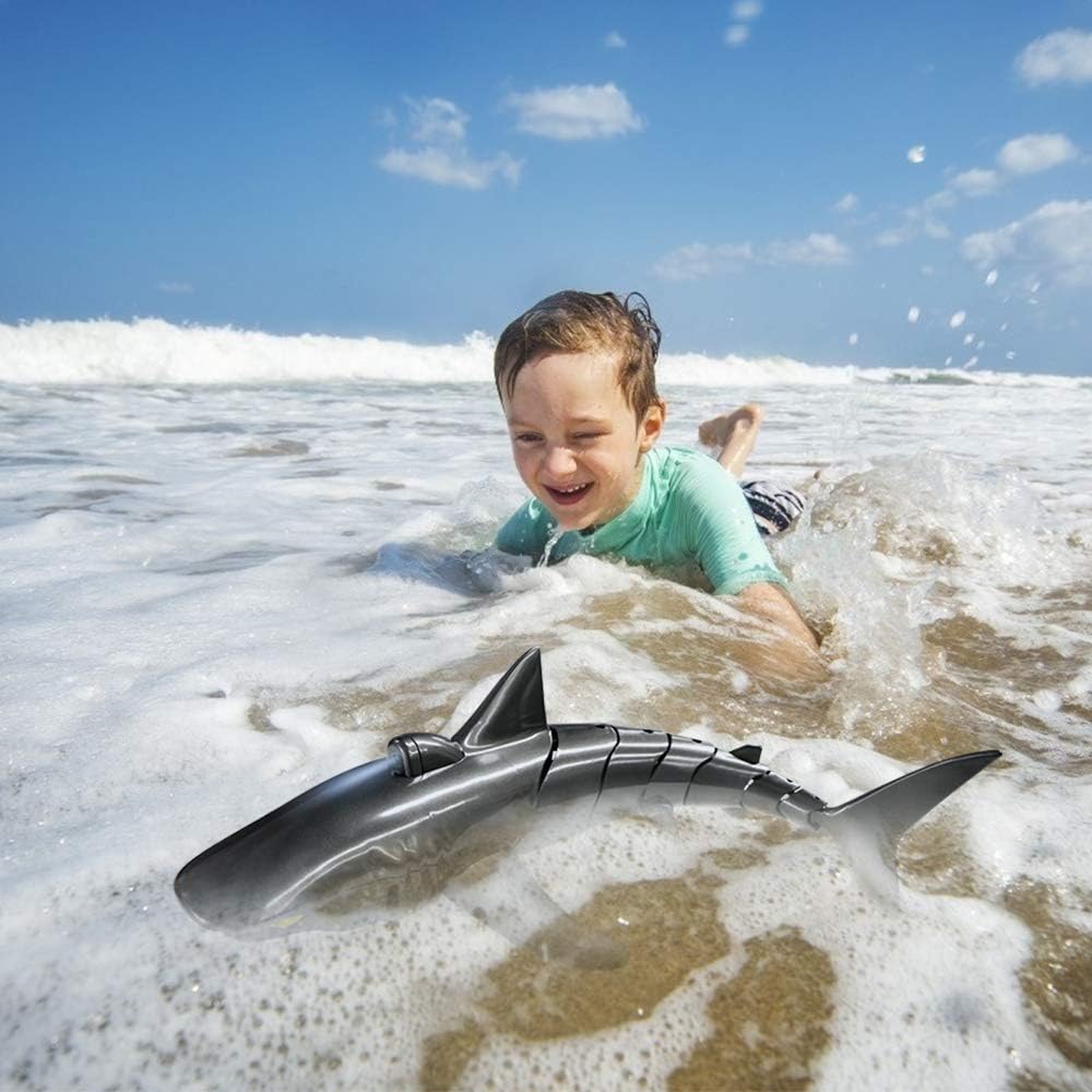 RC Shark Toy with Realistic Swim ✨ 2.4G Waterproof Pool Drone 💦 1:18 Scale + 2x Battery Life 🌟 Crash-Proof Fun for Kids 6+ 🔥 #PoolToys #TikTokMadeMeBuyIt