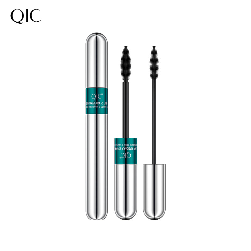Qinicolor 2-in-1 Volumizing & Curling Mascara Primer - Smudge-Proof, Long-Lashing Formula