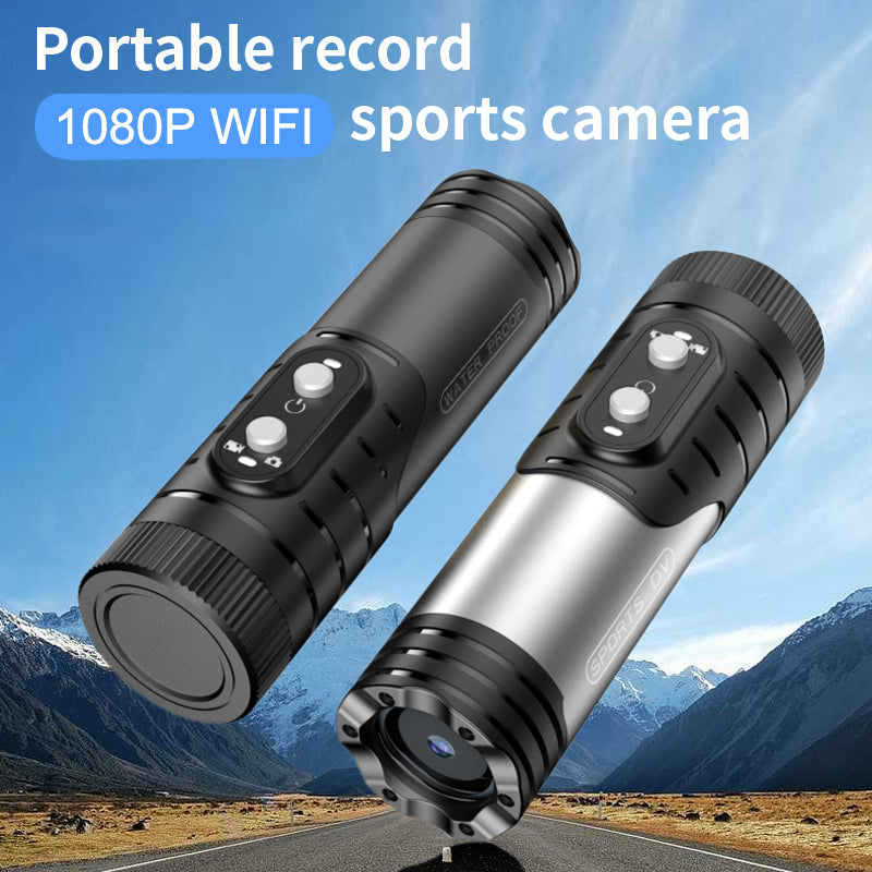 🔥Motorcycle Helmet Cam w/Flashlight!⚡1080P HD + Anti-Shake & WiFi | Waterproof Action Camera for Riding, Skiing, Off-Road | TikTok Ready Footage #MotoCam #AdventureTech