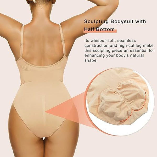 🎀💃 Seamless Tummy Control Bodysuit | Instant Snatched Waist & Full Body Sculpting | Breathable Invisible Shapewear for Dresses & Everyday 🌟 #BodyConfidence #ShapewearGoals