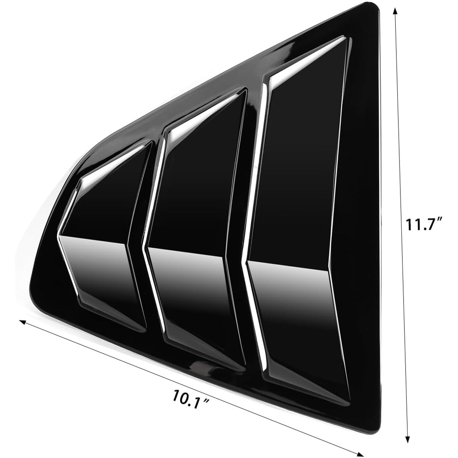 🔥🚗 Rear Window Louvers for Toyota Camry 2018-2024 | 2PC Sporty Set⚡ABS Air Vent Covers⚡【Side Scoop Kit】Exterior Trim Blinds & Shades - No-Drill 5-Min Install