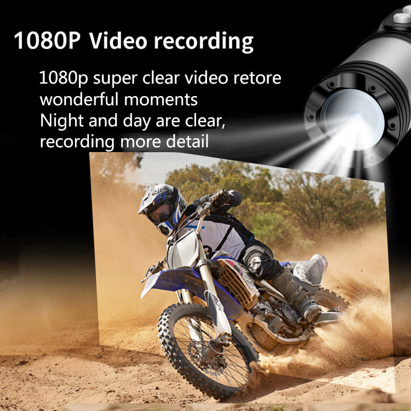 🔥Motorcycle Helmet Cam w/Flashlight!⚡1080P HD + Anti-Shake & WiFi | Waterproof Action Camera for Riding, Skiing, Off-Road | TikTok Ready Footage #MotoCam #AdventureTech