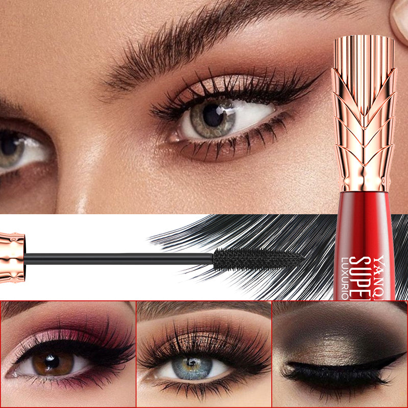 Crown 4D Lash Mascara ✨ 24H Waterproof & Clump-Free! 💦 Volumizing + Curling + Lengthening 🌟 Falsies-Level #LashGoals! #WaterproofMascara #LashHack