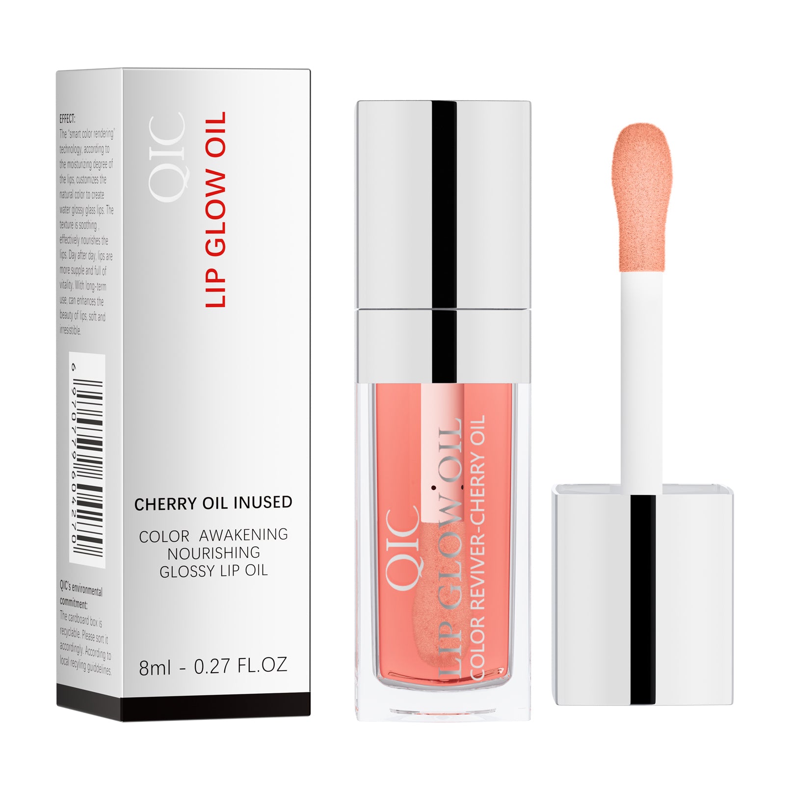 GlowTint Lip Oil ✨ Hydrating Plumping Treatment! 💋 24H Moisture Boost + Lip Line Smoothing 🌟 Glass-Like #JuicyLips #LipCareHack