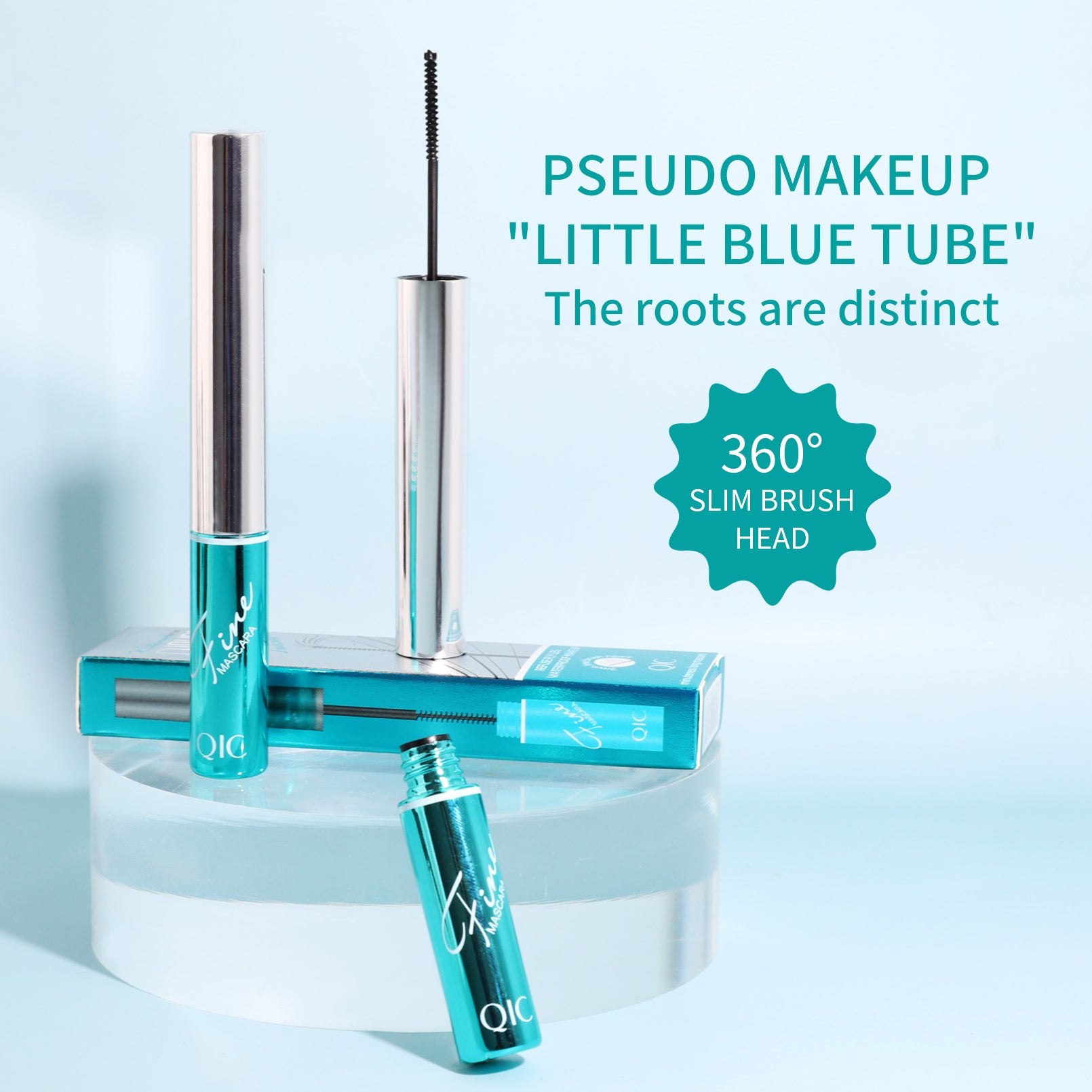 4D Slim Curling Mascara ✨ Micro-Silicone Brush for Clump-Free Lift! 💦 24H Waterproof & No Smudge 🌟 Perfect for Sensitive Eyes! #MicroBrushesMascara #NoClumpMascara #4DLashes