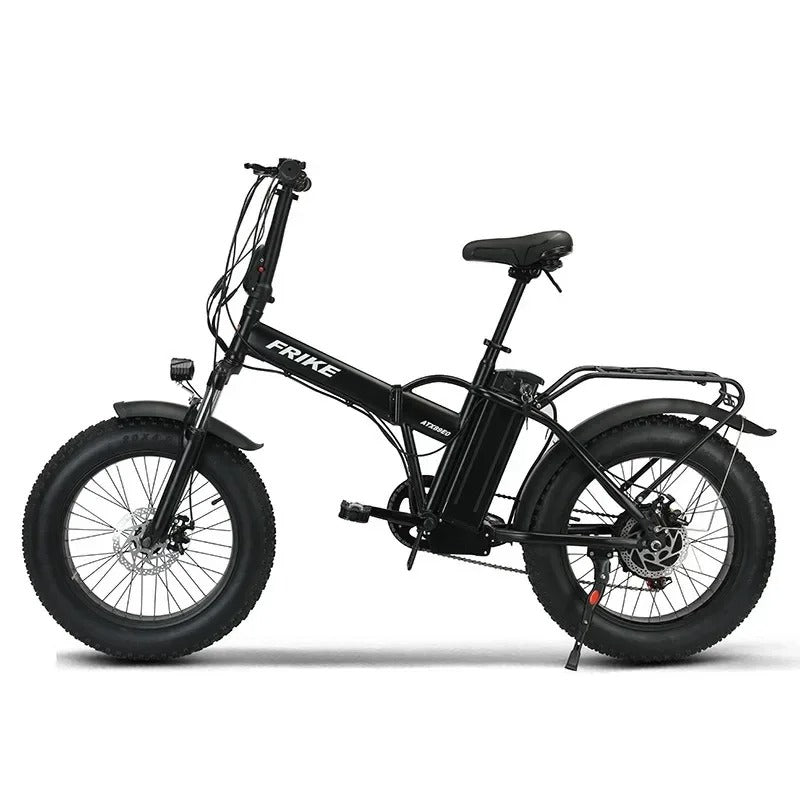 🚀 Folding Electric Bike 350W | 48V10AH Removable Battery⚡20