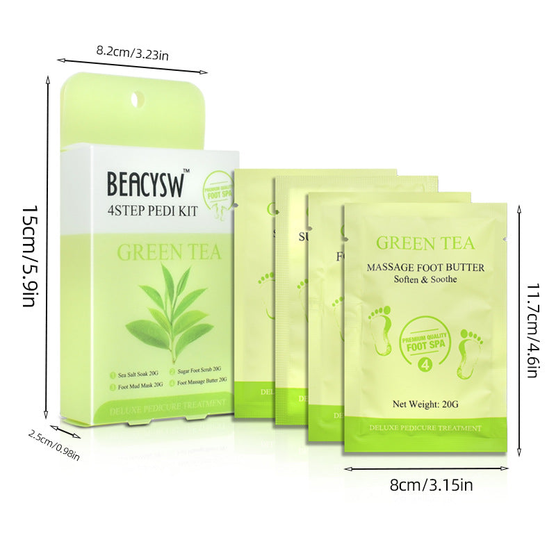 8-Pack Sugar Scrub Foot Care Set ✨ 8 Exotic Scents + 4-Step Spa Routine 💦 Cracked Heel Repair & Odor Elimination 🌟 Ultimate #SelfCareSunday Kit!