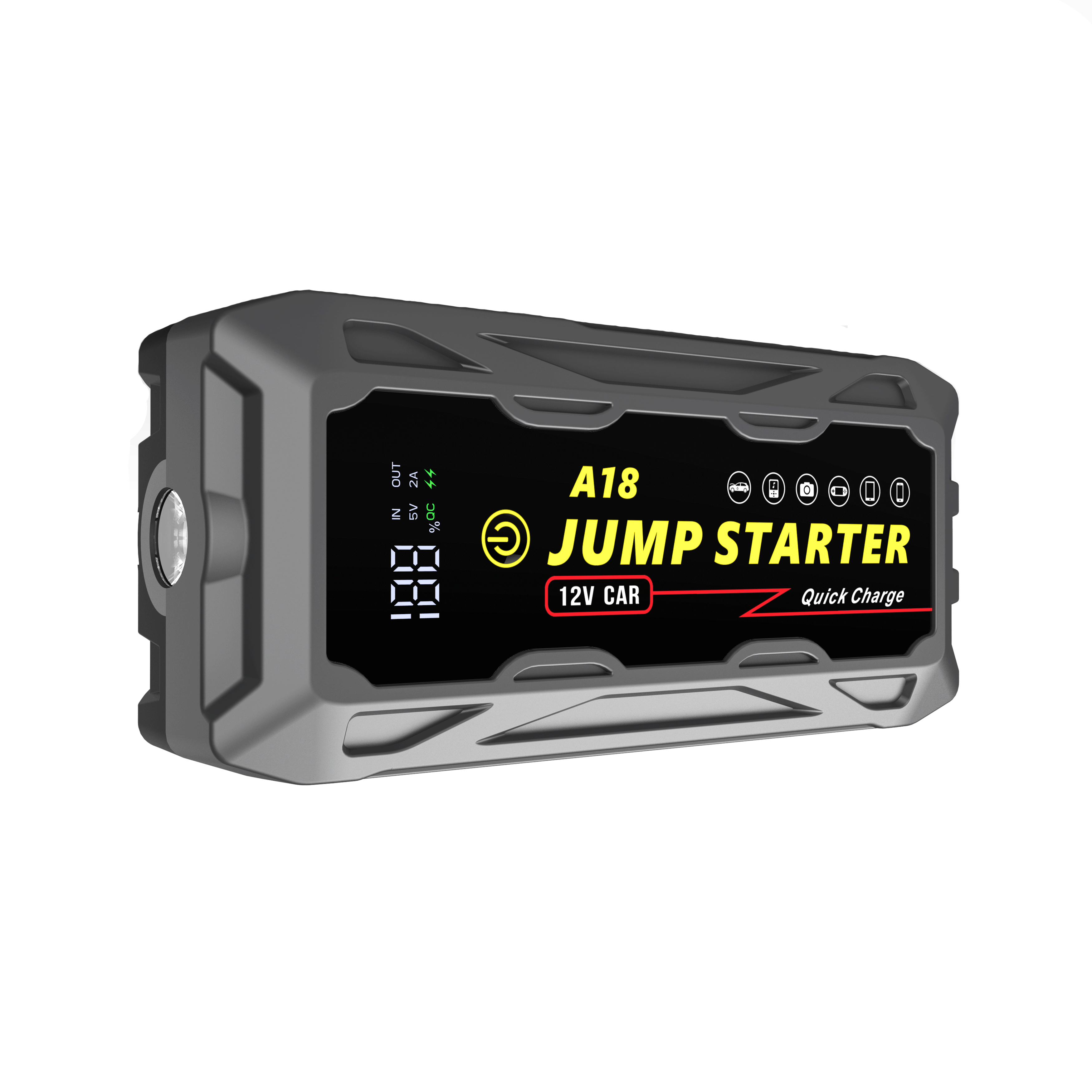 🚗⚡ 3000A Jump Starter with PD66W Fast Charge | 59200mWh MegaPower⚡Dead Battery Rescue in 3秒🔥【Roadside Hero】Portable for 10L Gas/7L Diesel - Trucks/SUVs/RVs Lifesaver (Pocket-Sized 7.6