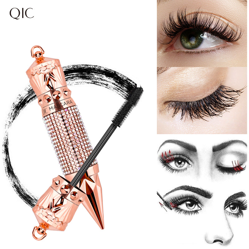 Queen's Scepter 4D Diamond Mascara ✨ Waterproof & Flake-Proof 24H! 💎 Volumizing + Lengthening + Curl 🌟 Clump-Free Royal #LashGoals! #DiamondMascara #NoSmudgeHack