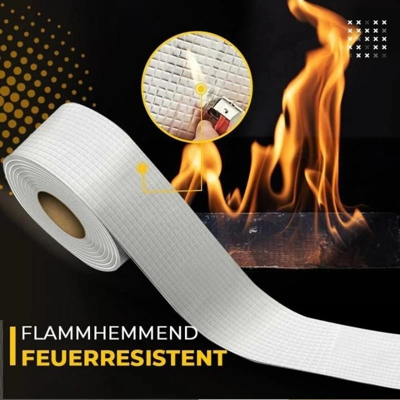 🔥 1.0mm Fiber-Reinforced Aluminum Butyl Tape | 5X Stronger Adhesion⚡ASTM Certified🌟【Roof/Pool/Pipe Pro】Waterproof Sealant with Super Thicken Fiber - 10X Durable Than Duct Tape