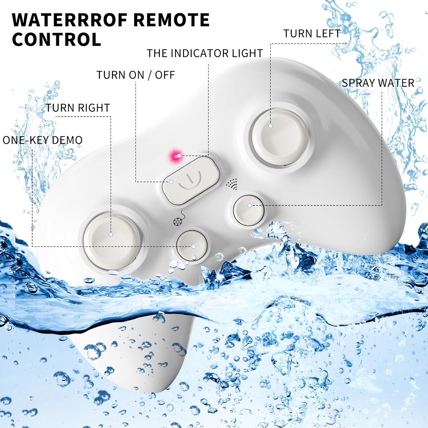 RC Shark Toy with Water Spray & LED Lights ✨ 2.4G Realistic Swim for Pools 💦 1:18 Scale + Crash-Proof Fun 🌟 Best Gift for Kids 4-9 🔥 #PoolToys #TikTokMadeMeBuyIt