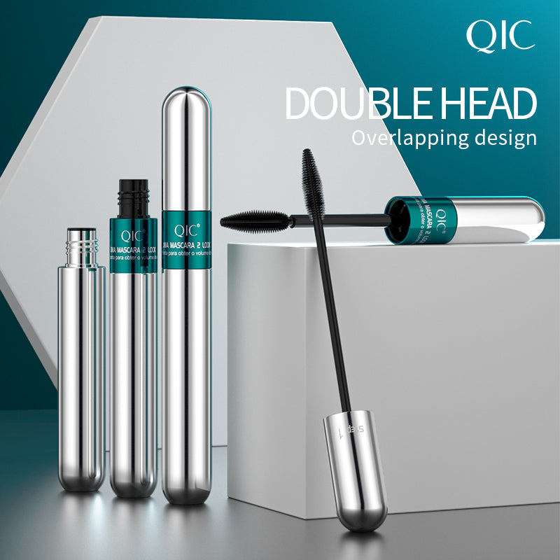 Qinicolor 2-in-1 Volumizing & Curling Mascara Primer - Smudge-Proof, Long-Lashing Formula