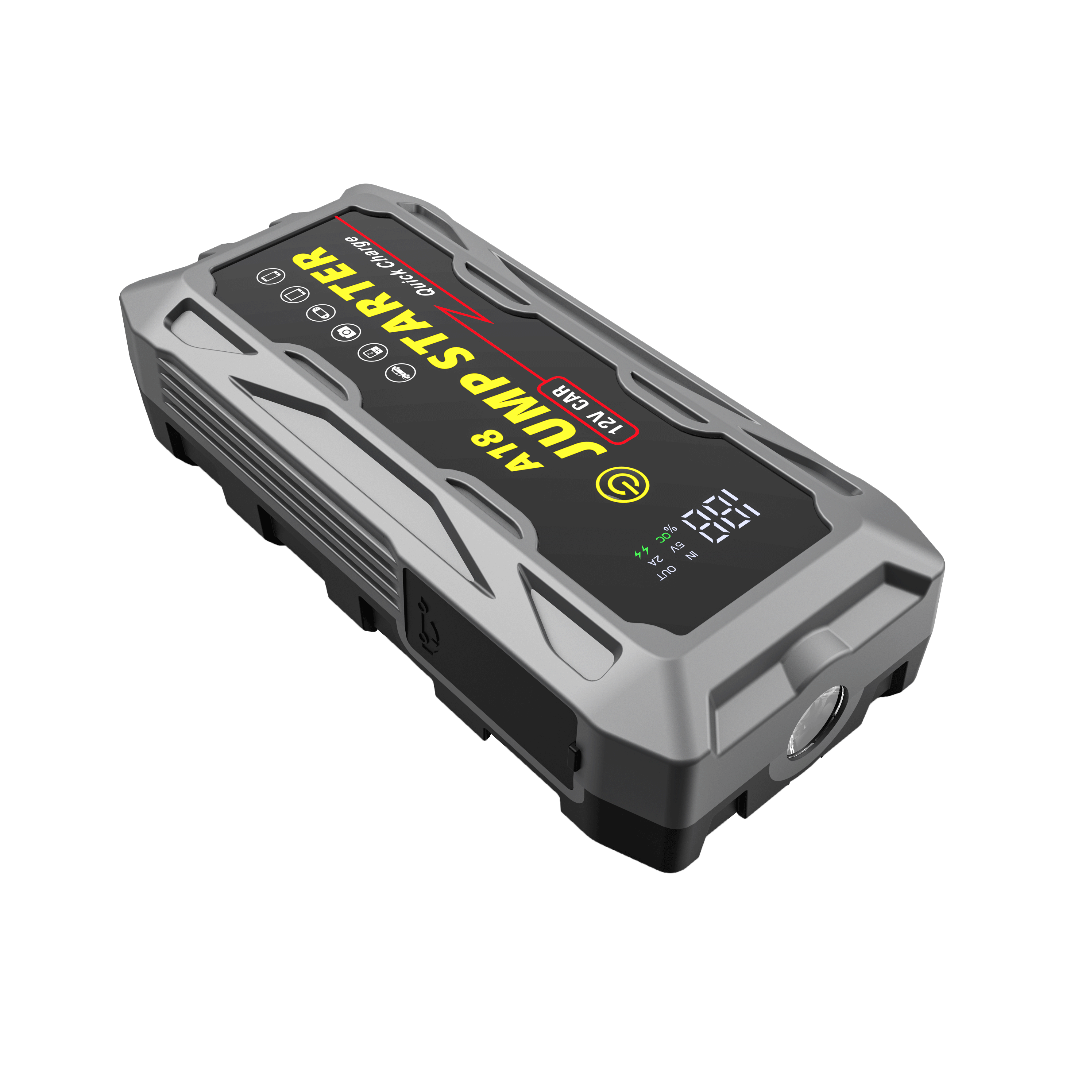 🚗⚡ 3000A Jump Starter with PD66W Fast Charge | 59200mWh MegaPower⚡Dead Battery Rescue in 3秒🔥【Roadside Hero】Portable for 10L Gas/7L Diesel - Trucks/SUVs/RVs Lifesaver (Pocket-Sized 7.6
