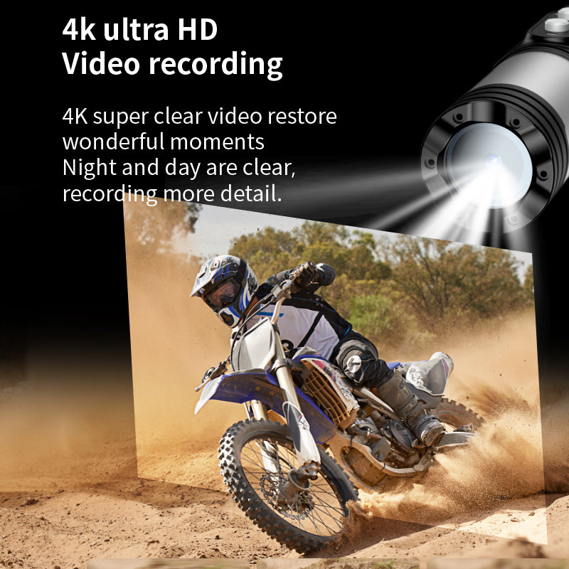 🔥4K Motorcycle Helmet Cam w/Flashlight!⚡Anti-Shake & WiFi | Waterproof Action Camera for Night Riding, Skiing, Off-Road | TikTok Viral Footage #MotoCam #AdventureTech