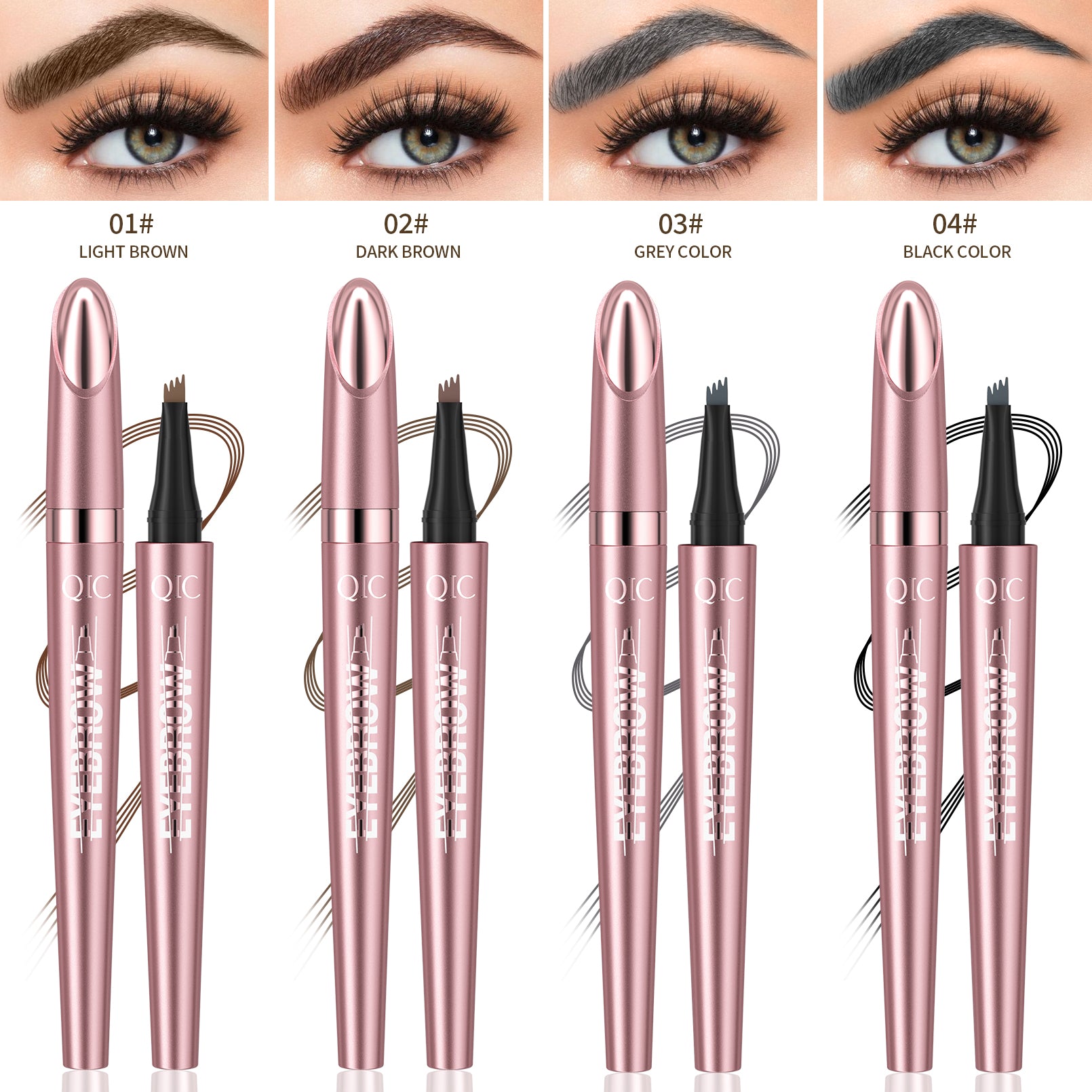 4-Prong Microblading Brow Pen ✨ 24H Gym-Proof🔥 Sweat-Resistant & No Smudge! 💯 Hair-Like Strands for WILD NATURAL Brows 🌟 #BrowHack Alert! ➕ #MicrobladingPen | #WaterproofBrows | #FeatherBrows