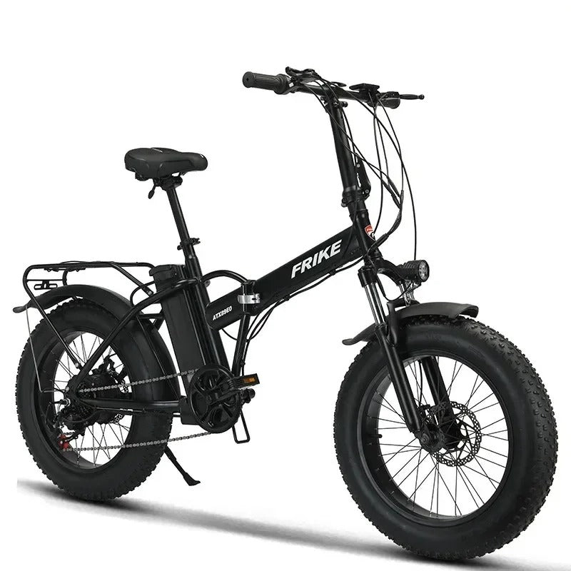 🚀 Folding Electric Bike 350W | 48V10AH Removable Battery⚡20