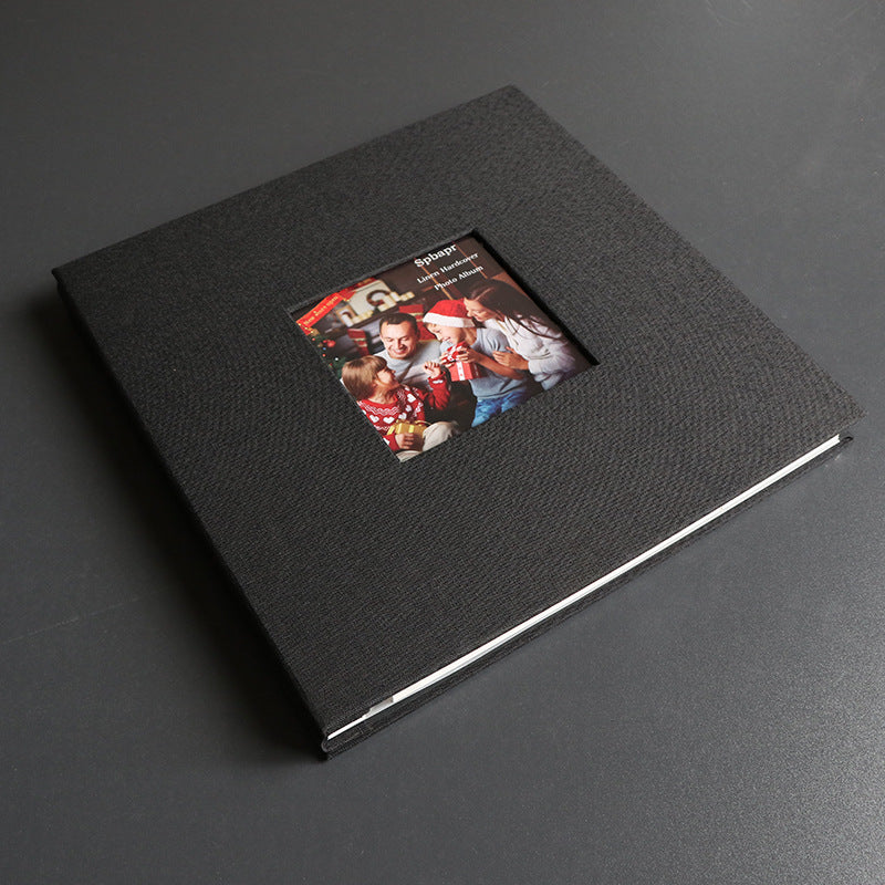 📸🔥 Linen Self-Adhesive Scrapbook 16
