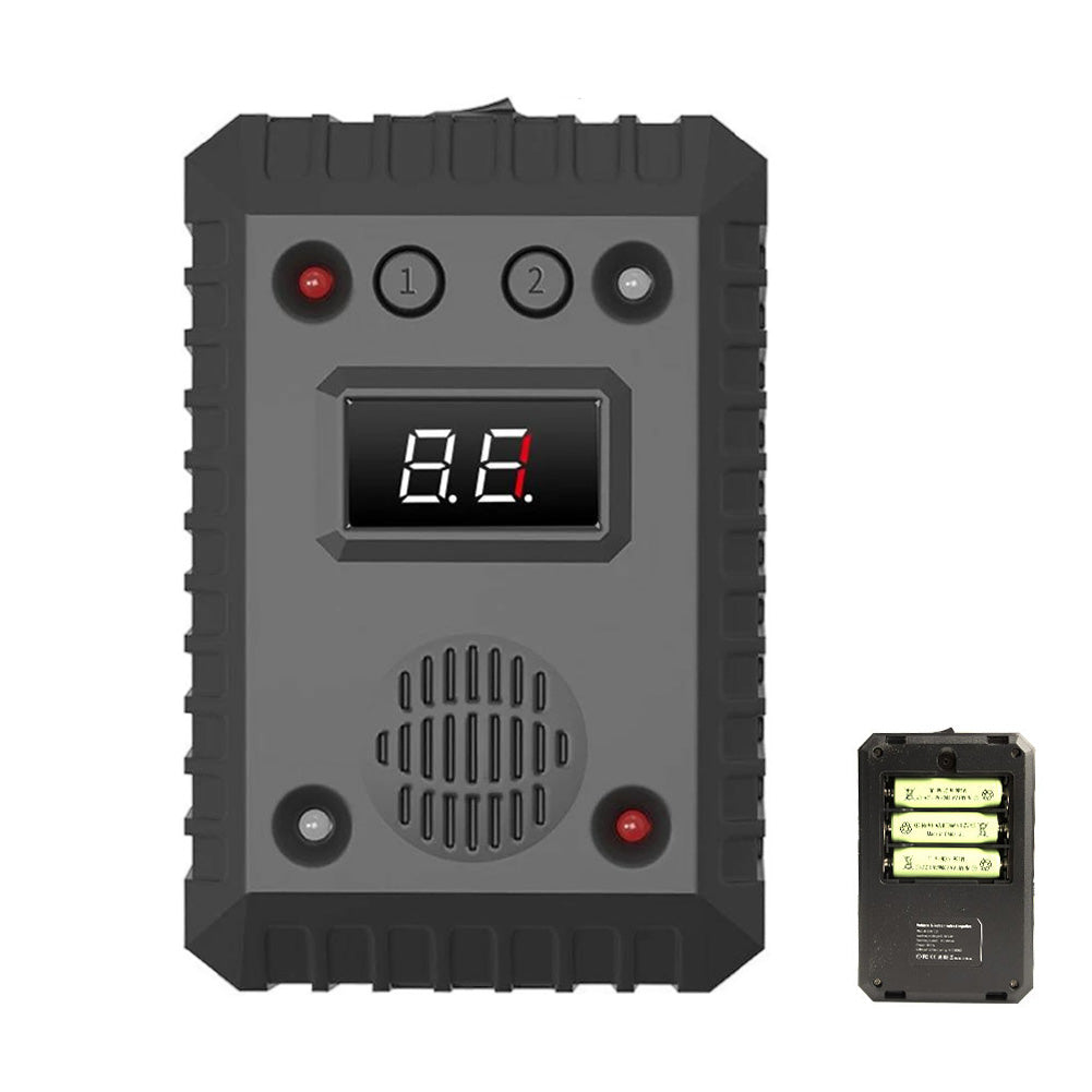 🐭🔥 Ultrasonic Mouse Repeller with 8 LED Strobe | 12V/5V Smart Power⚡【Auto/House/Warehouse Pro】Intelligent Start-Stop Ultrasound Alarm - 360° Pest-Free Zone Creator