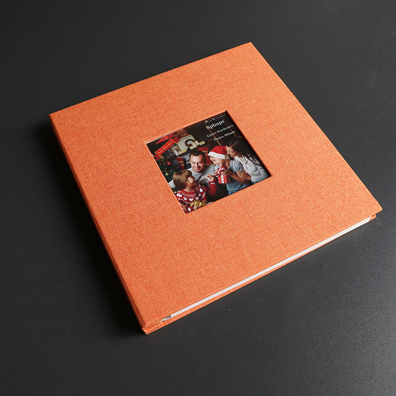📸🔥 Linen Self-Adhesive Scrapbook 16