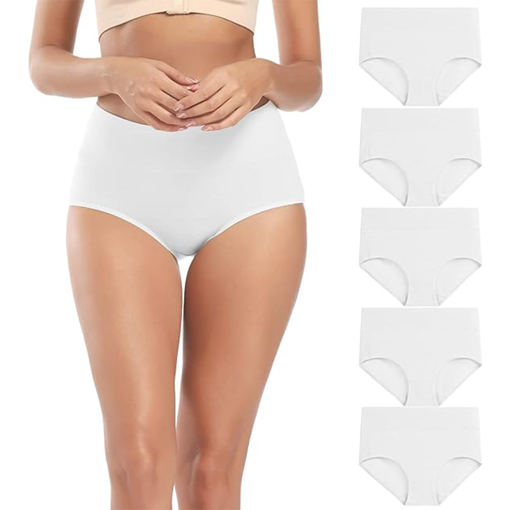 🔥Buttery Soft Everyday! High Waist Panties w/ Full Coverage✨ Seamless Cotton Underwear💫 No Dig In Waistband | TikTok’s Comfort Obsessed