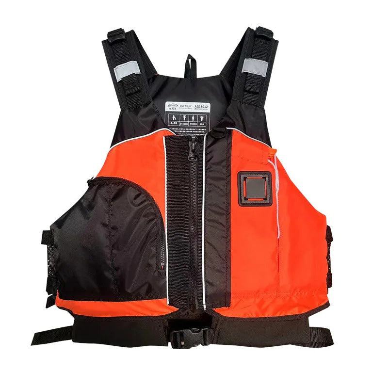 🌊 75N Buoyancy Life Jacket for Adults & Kids | USCG-Certified PFD⚡Zipper Pocket Design🌟Kayak/Rafting/Sailing Must-Have【Adjustable Fit】Left/Right Wear