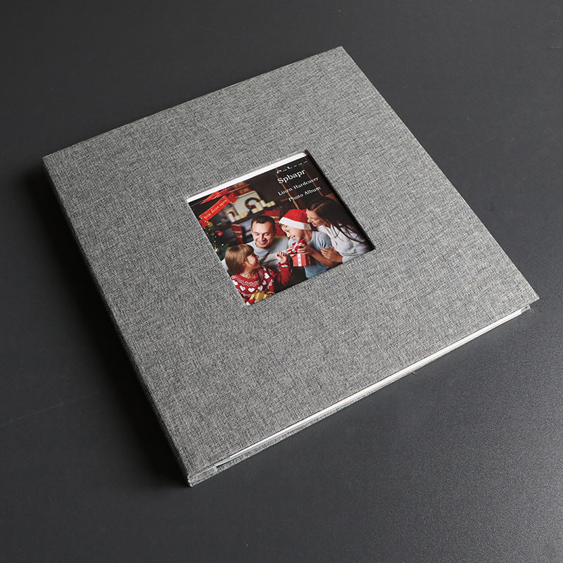 📸🔥 Linen Self-Adhesive Scrapbook 16