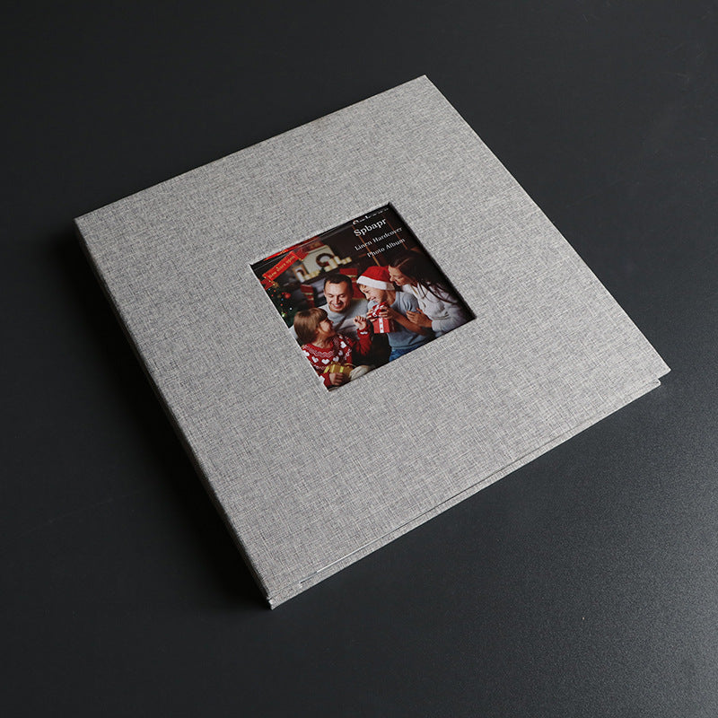 📸🔥 Linen Self-Adhesive Scrapbook 16