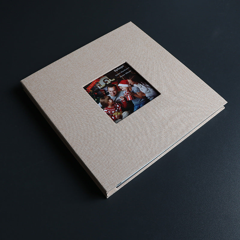 📸🔥 Linen Self-Adhesive Scrapbook 16