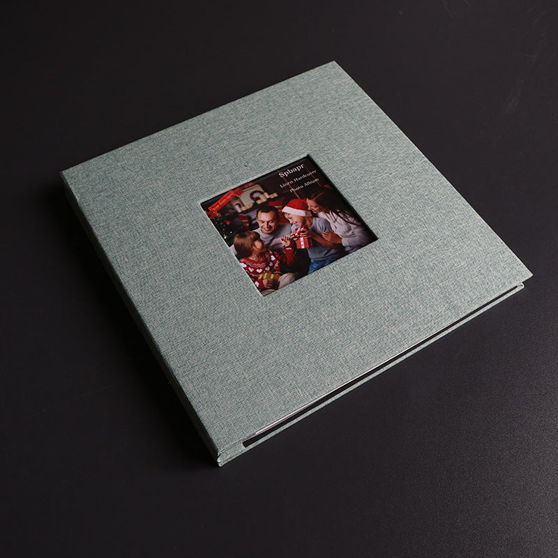 📸🔥 Linen Self-Adhesive Scrapbook 16