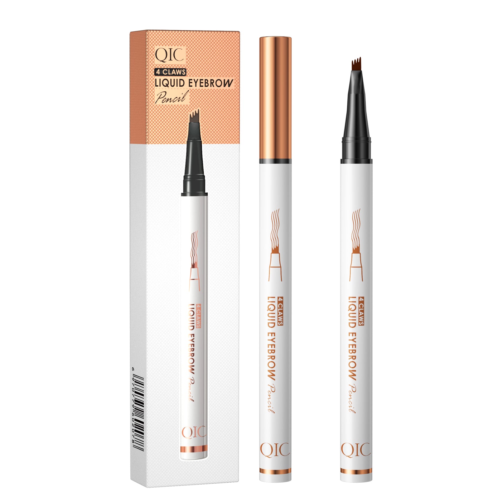 4-Head Microblading Brow Stamp ✨ 24H No-Smudge Waterproof🔥 Ultra-Fine Hair Strokes + Beginner Proof! 💯 Lazy Girl Brow Hack for NATURAL #FeatherBrows! ➕ #MicrobladingPen | #BrowHack| #BeginnerBrows
