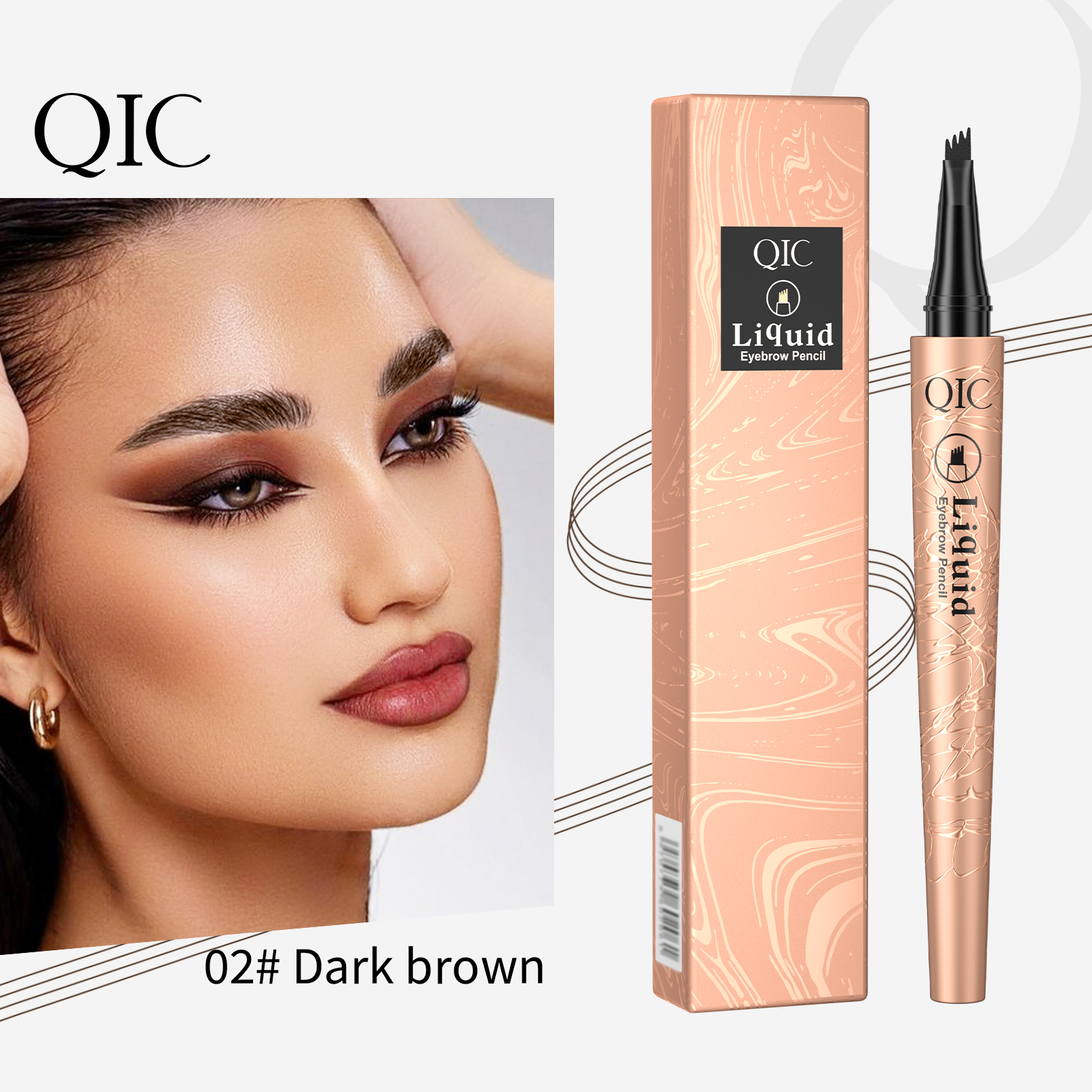 4-Prong Microblading Liquid Brow Pen ✨ 24H Waterproof🔥 Smudge-Proof & Fade-Resistant! 💯 Ultra-Fine Hair-Like Strokes 🌟 Natural Flawless Brows Routine! ➕ #MicrobladingPen  | #WaterproofBrows | #BrowHack